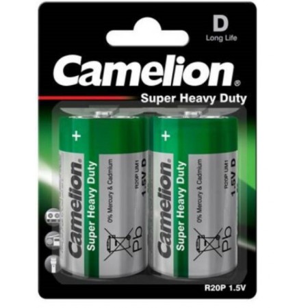 Camelion R20 D Super Heavy Duty 2BL 2 vnt.